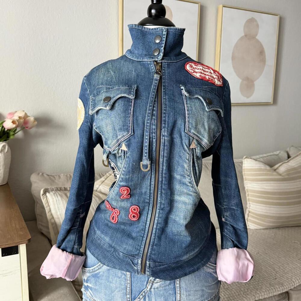 Parasucio Cult Denim Jacket w/ Pink Lining (Made in Italy)